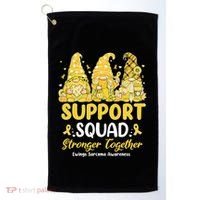 Ewings Sarcoma Awareness Gnomies Support Squad Golf Towel thumb 0