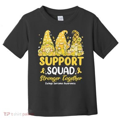 Ewings Sarcoma Awareness Gnomies Support Squad Toddler T-Shirt
