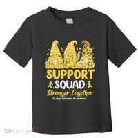Ewings Sarcoma Awareness Gnomies Support Squad Toddler T-Shirt thumb 0