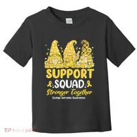 Ewings Sarcoma Awareness Gnomies Support Squad Toddler T-Shirt thumb 0