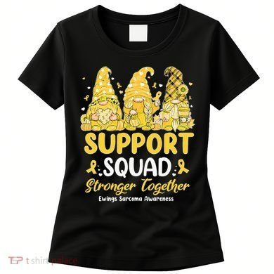 Ewings Sarcoma Awareness Gnomies Support Squad Women's T-Shirt