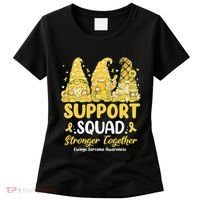 Ewings Sarcoma Awareness Gnomies Support Squad Women's T-Shirt thumb 0