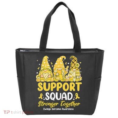 Ewings Sarcoma Awareness Gnomies Support Squad Tote Bag