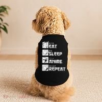 Eat Sleep Anime Repeat Manga Doggie Tank thumb 2