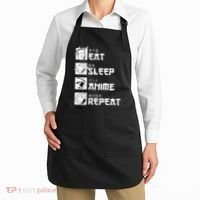 Eat Sleep Anime Repeat Manga Apron thumb 2