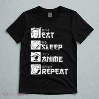 Eat Sleep Anime Repeat Manga T-Shirt thumb 5
