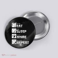 Eat Sleep Anime Repeat Manga Button thumb 0