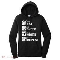 Eat Sleep Anime Repeat Manga Women's Hoodie thumb 0