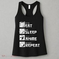 Eat Sleep Anime Repeat Manga Women's Tank Top thumb 3