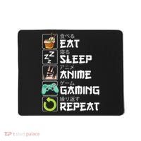Eat Sleep Anime Gaming Repeat Kawaii Otaku Anime Manga Mousepad thumb 0