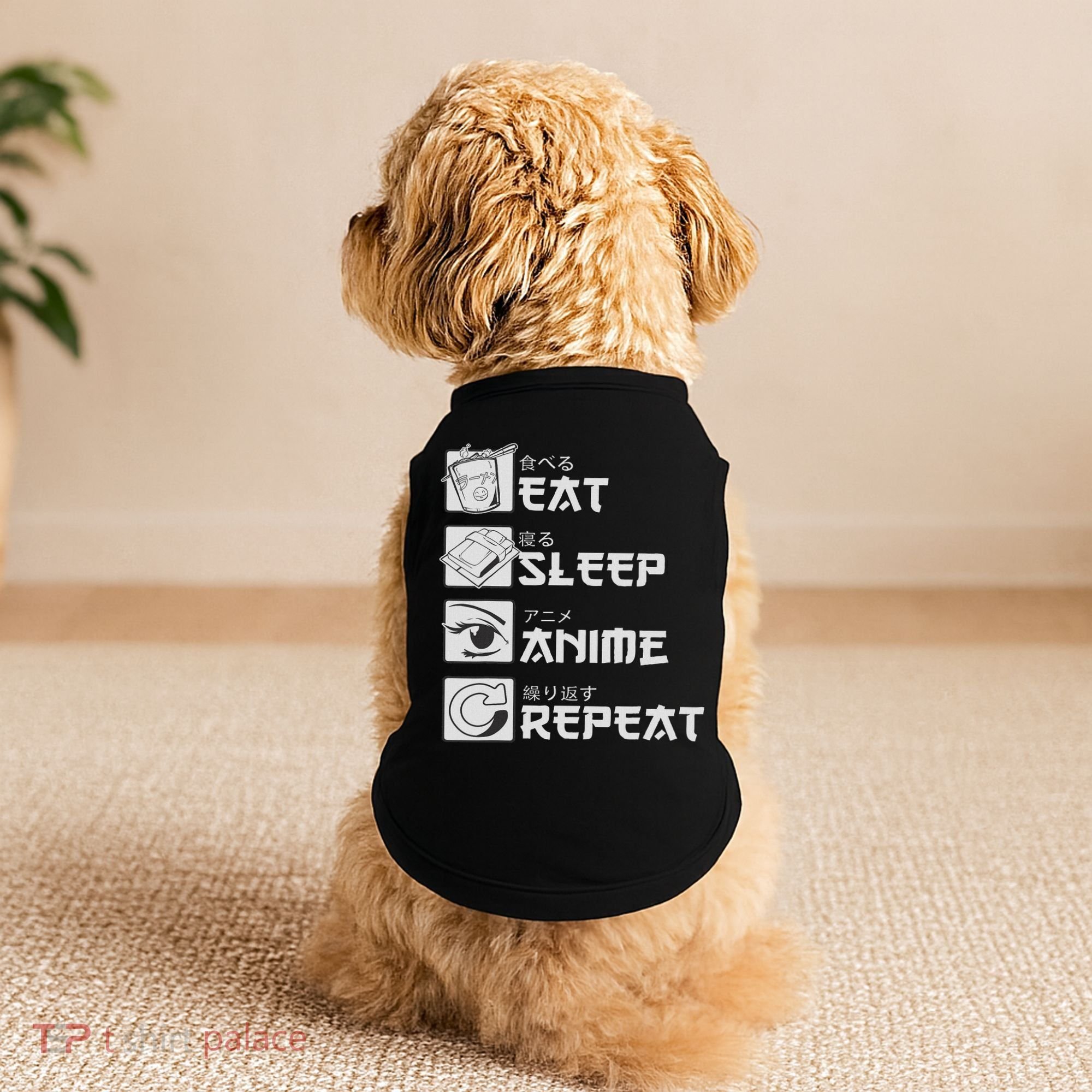 Eat Sleep Anime Repeat Manga S Women Doggie Tank