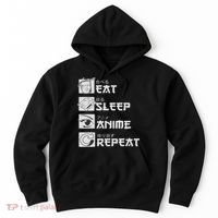 Eat Sleep Anime Repeat Manga S Women Hoodie thumb 0