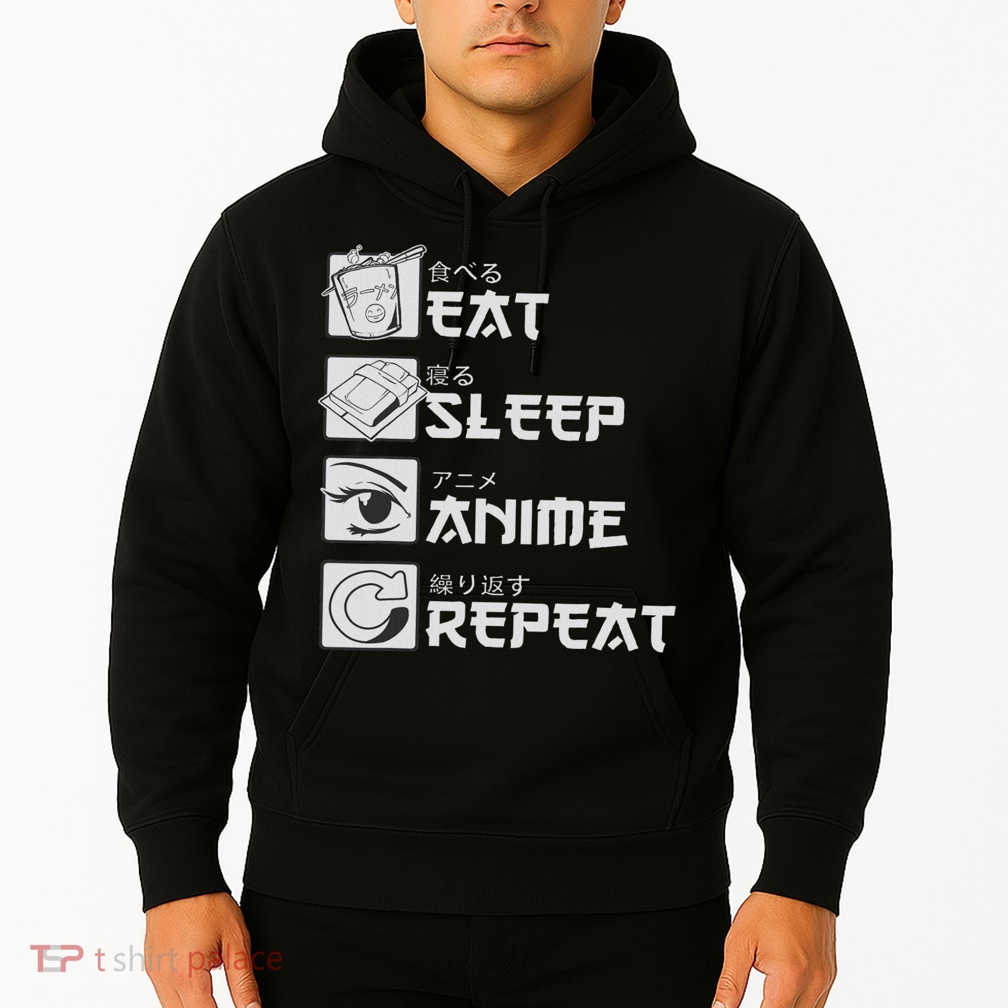 Eat Sleep Anime Repeat Manga S Women Hoodie
