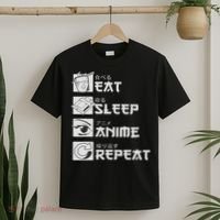 Eat Sleep Anime Repeat Manga S Women T-Shirt thumb 2