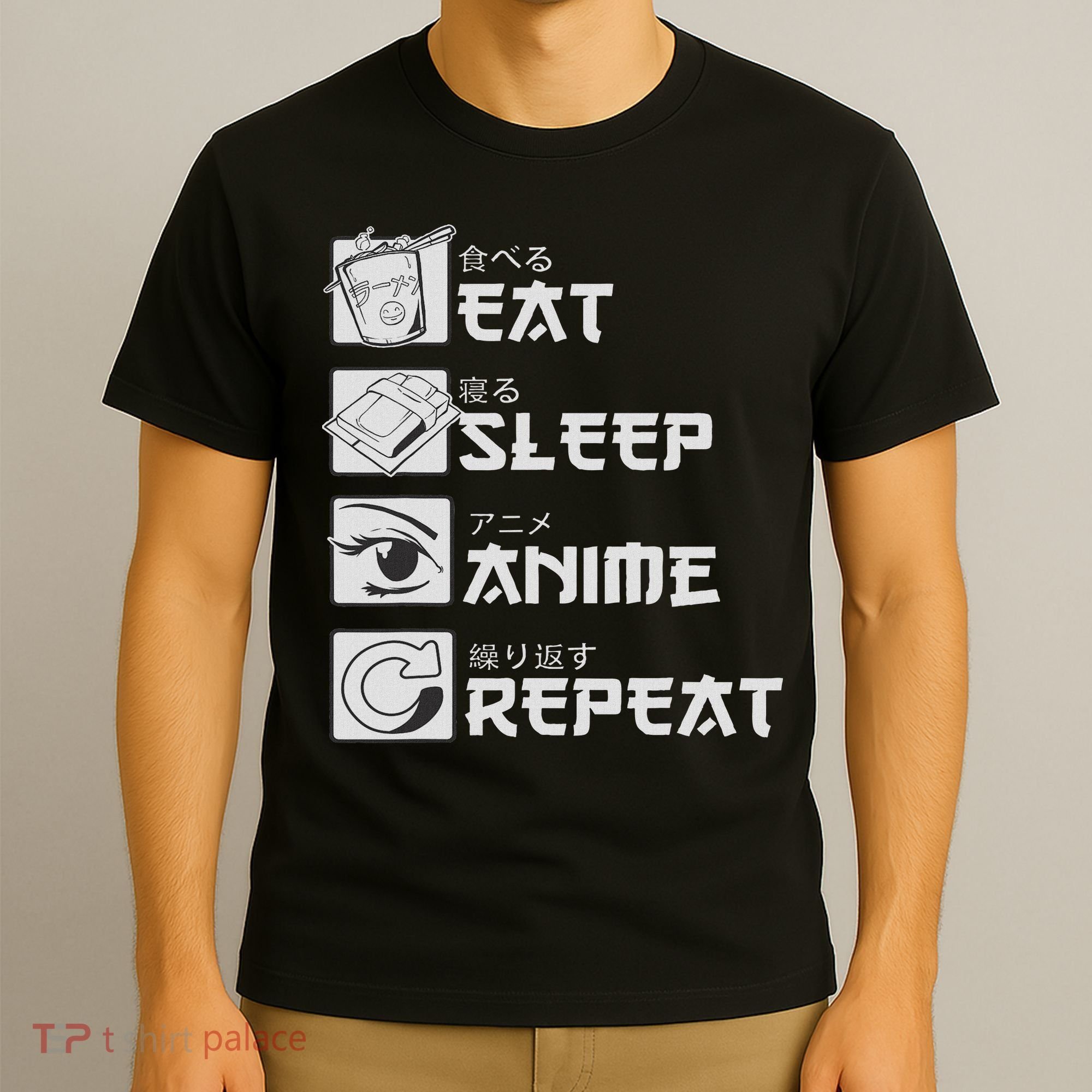 Eat Sleep Anime Repeat Manga S Women T-Shirt