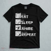 Eat Sleep Anime Repeat Manga S Women T-Shirt thumb 5