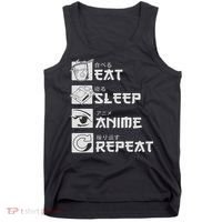 Eat Sleep Anime Repeat Manga S Women Tank Top thumb 0