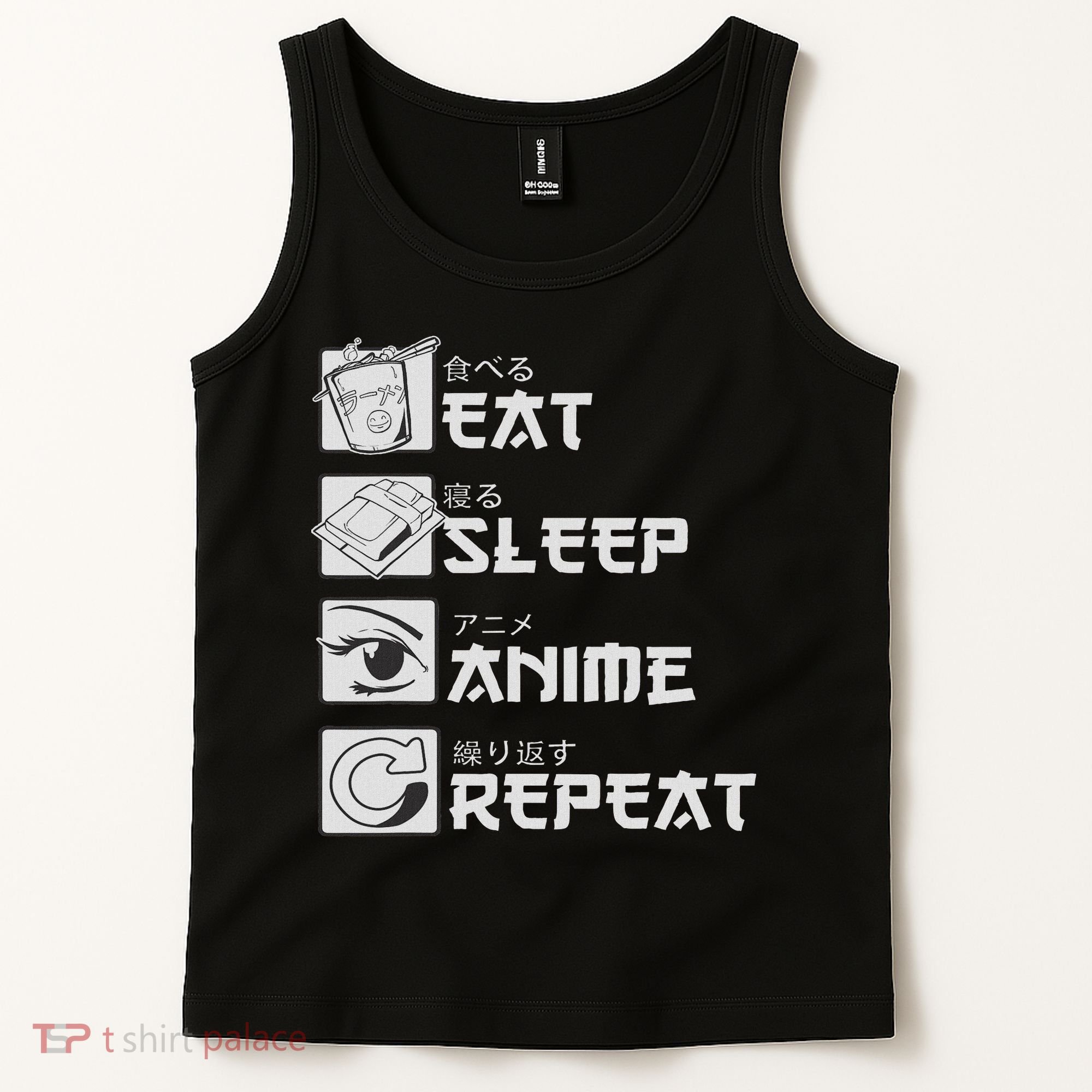 Eat Sleep Anime Repeat Manga S Women Tank Top