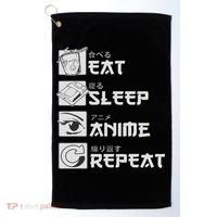 Eat Sleep Anime Repeat Manga S Women Golf Towel thumb 0