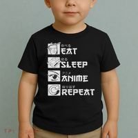 Eat Sleep Anime Repeat Manga S Women Toddler T-Shirt thumb 2