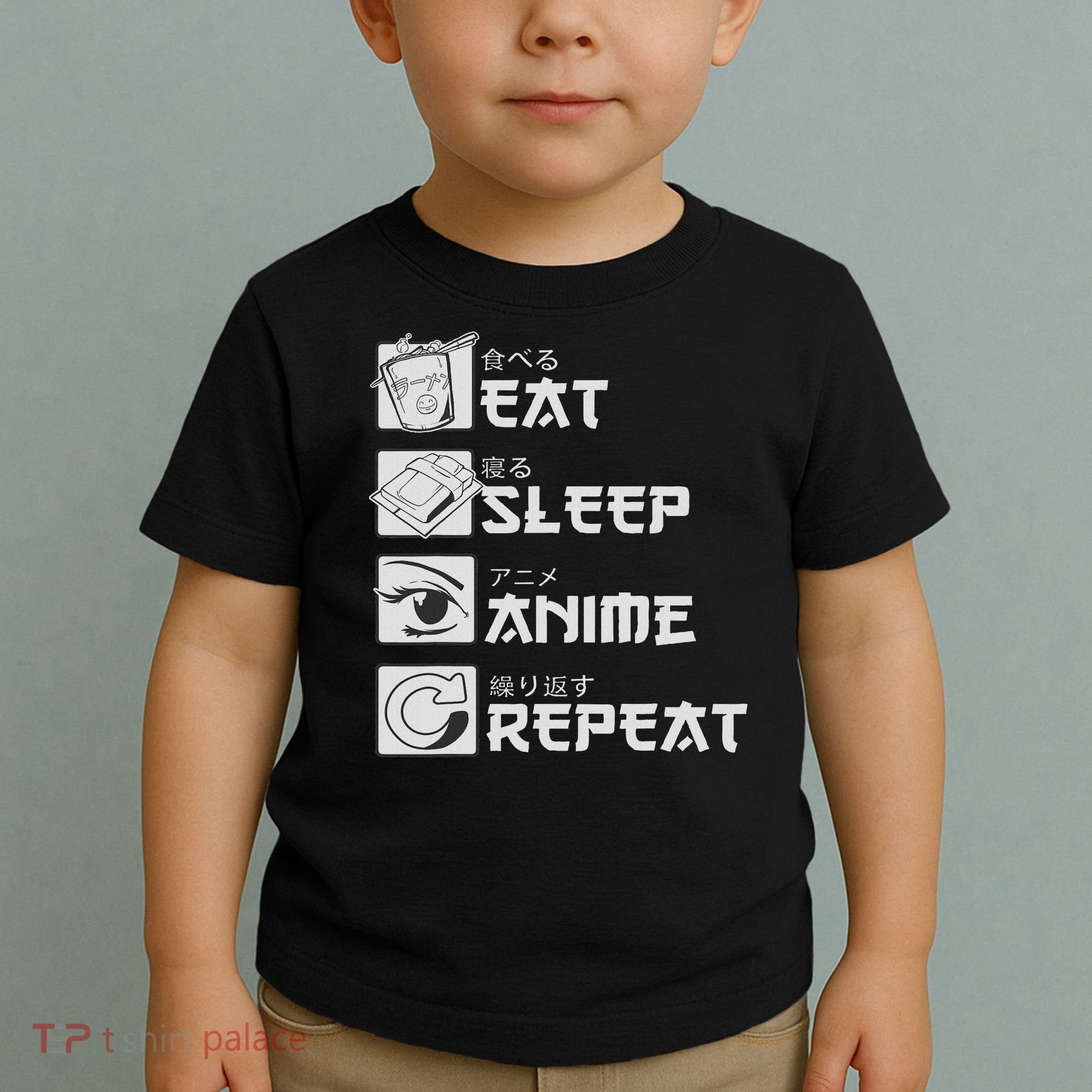 Eat Sleep Anime Repeat Manga S Women Toddler T-Shirt