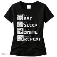 Eat Sleep Anime Repeat Manga S Women Women's T-Shirt thumb 0