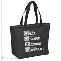 Eat Sleep Anime Repeat Manga S Women Tote Bag thumb 2