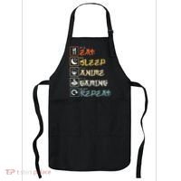 Eat Sleep Anime Gaming Repeat Gamer Gift Apron thumb 0