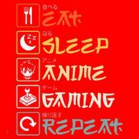 Eat Sleep Anime Gaming Repeat Gamer Gift Santa Hat thumb 1