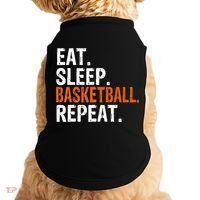 Eat Sleep Basketball Repeat Gift Doggie Tank thumb 0