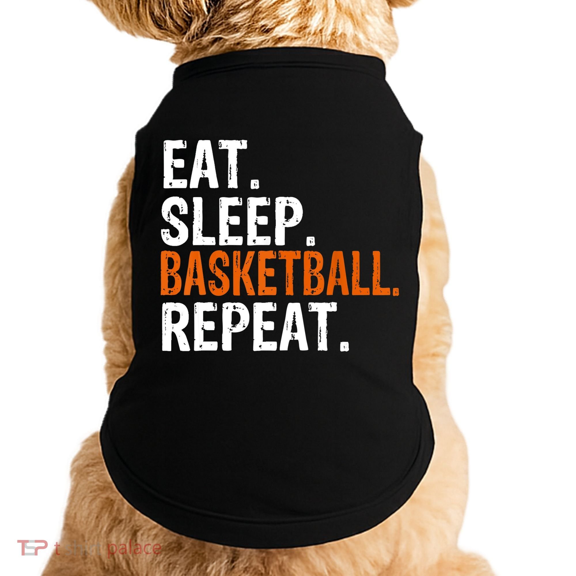 Eat Sleep Basketball Repeat Gift Doggie Tank