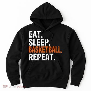 Eat Sleep Basketball Repeat Gift Hoodie