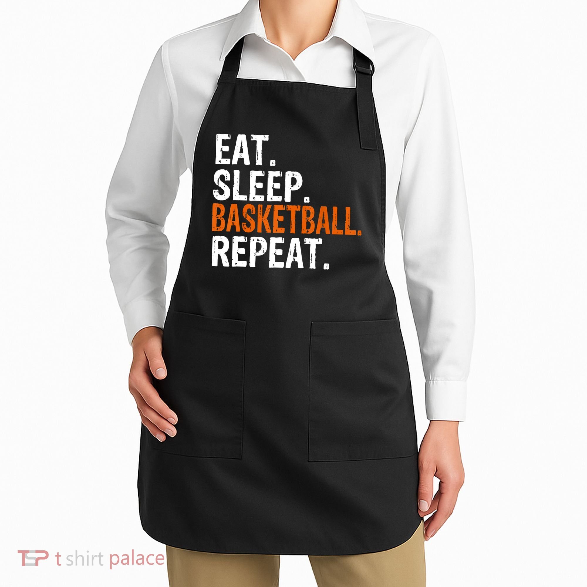 Eat Sleep Basketball Repeat Gift Apron