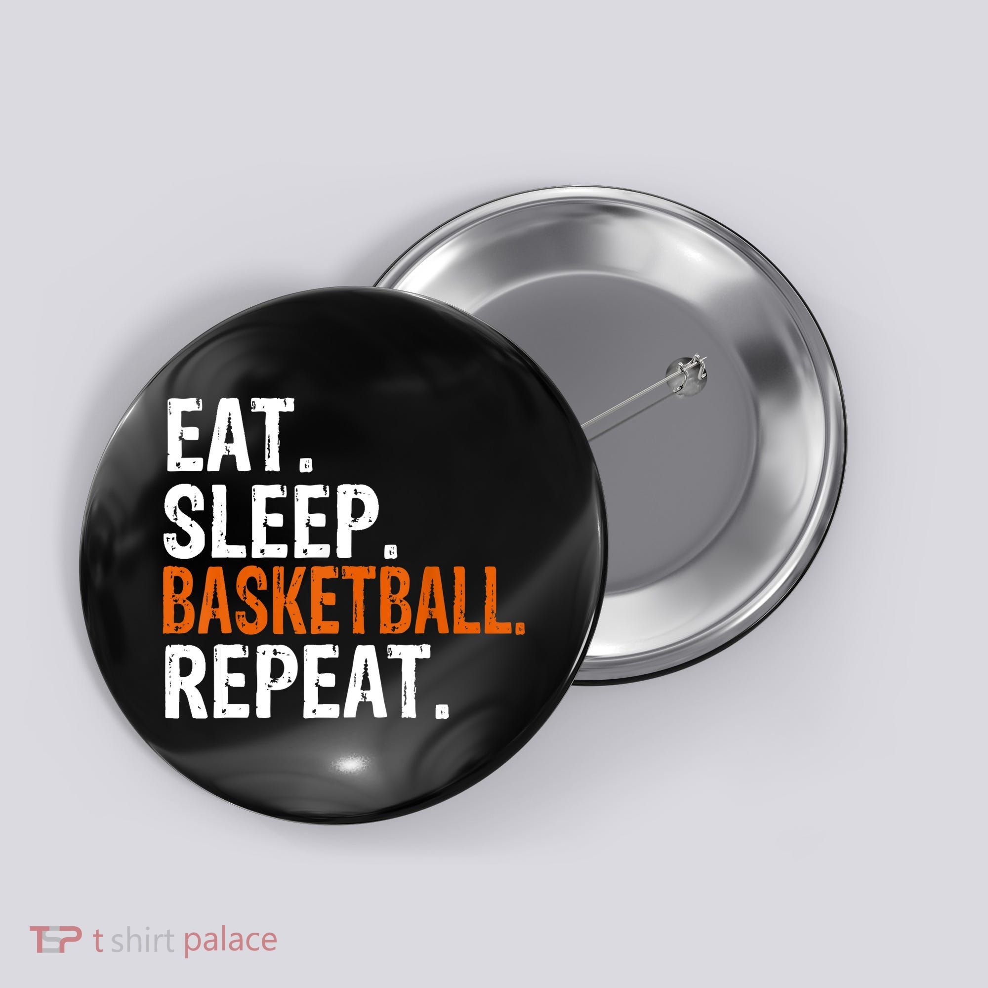 Eat Sleep Basketball Repeat Gift Button