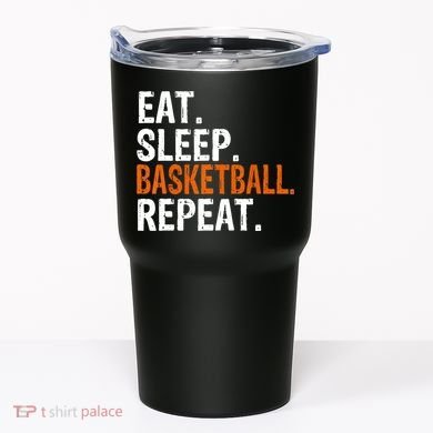 Eat Sleep Basketball Repeat Gift Tumbler