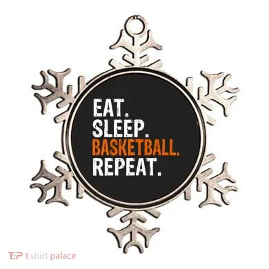 Eat Sleep Basketball Repeat Gift Ornament