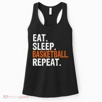 Eat Sleep Basketball Repeat Gift Women's Tank Top thumb 0