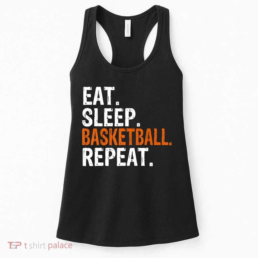 Eat Sleep Basketball Repeat Gift Women's Tank Top