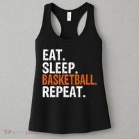 Eat Sleep Basketball Repeat Gift Women's Tank Top thumb 3