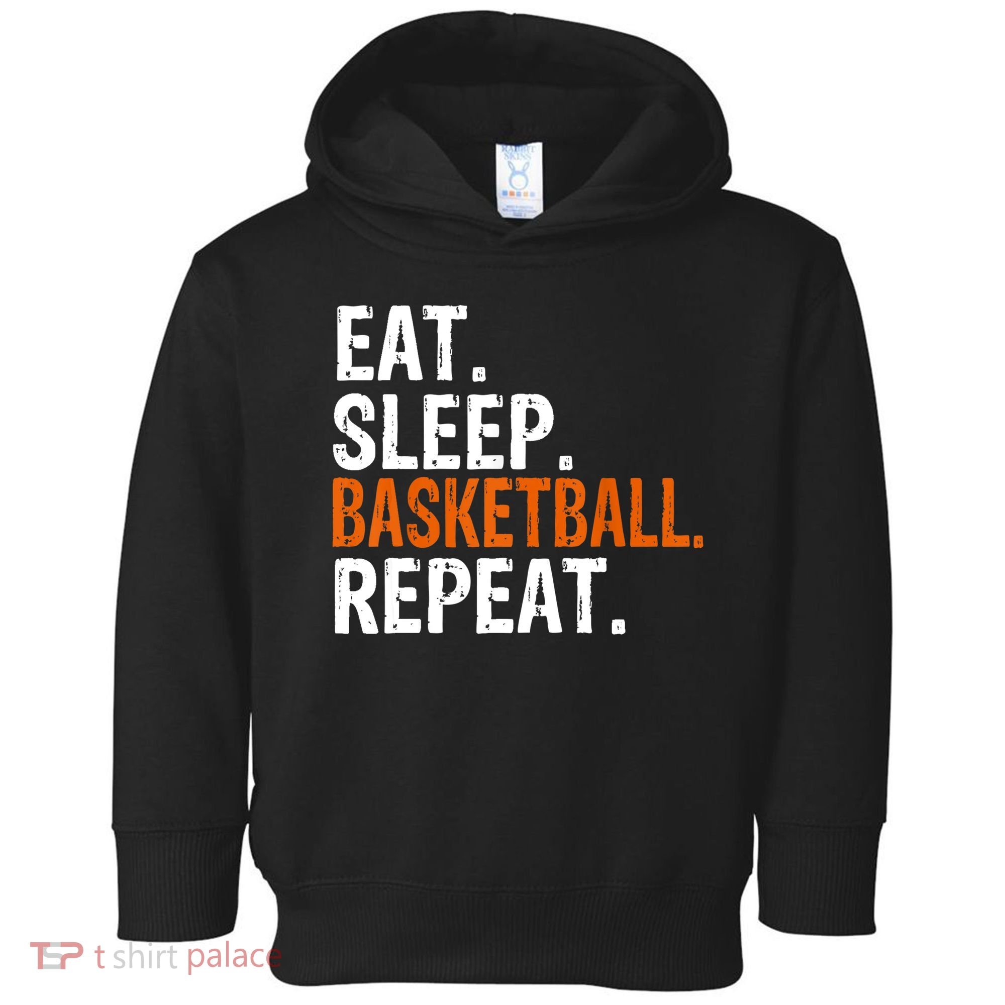 Eat Sleep Basketball Repeat Gift Toddler Hoodie