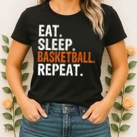 Eat Sleep Basketball Repeat Gift Women's T-Shirt thumb 2
