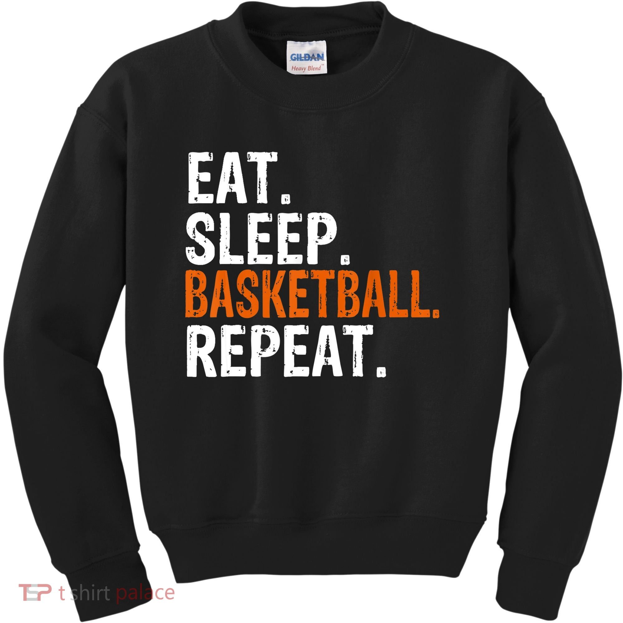 Eat Sleep Basketball Repeat Gift Kids Sweatshirt