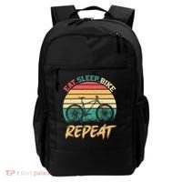 Eat Sleep Bike Repeat Cycling Cyclist Bicycling Backpack thumb 0