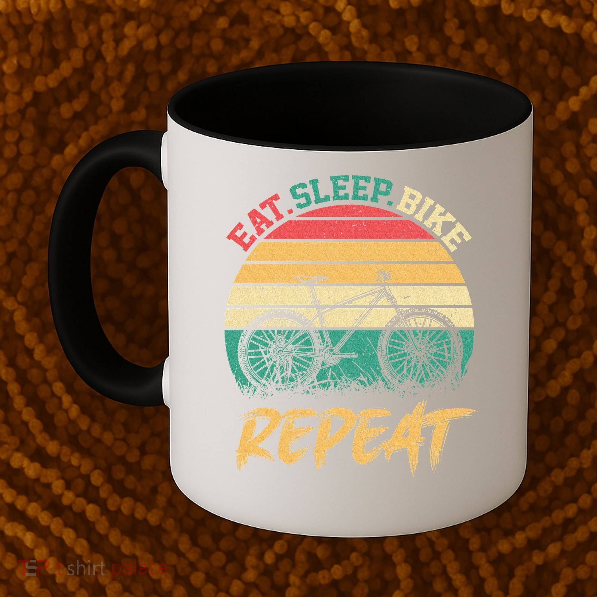 Eat Sleep Bike Repeat Cycling Cyclist Bicycling Coffee Mug