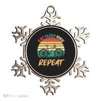 Eat Sleep Bike Repeat Cycling Cyclist Bicycling Ornament thumb 0