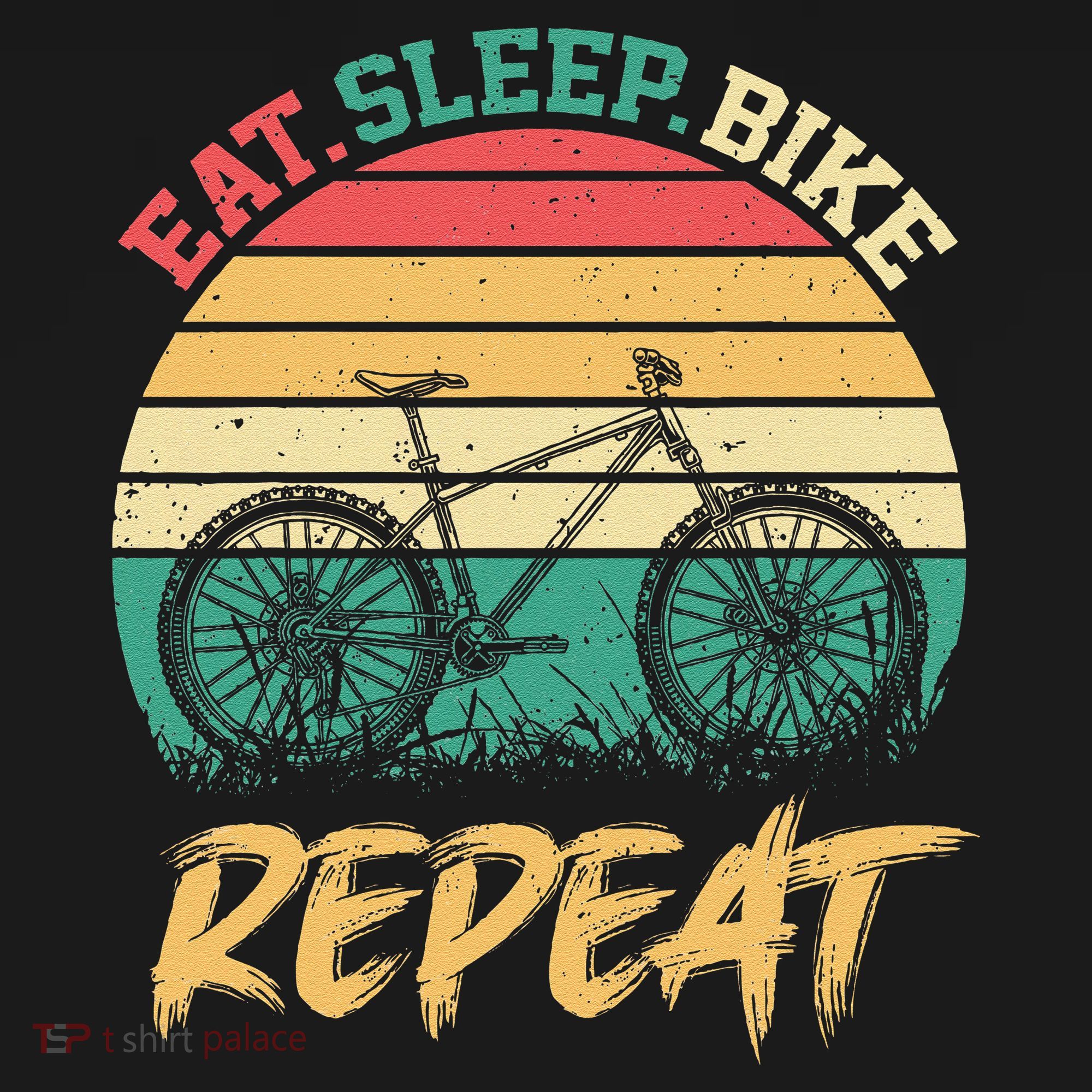 Eat Sleep Bike Repeat Cycling Cyclist Bicycling Women's Tank Top