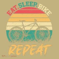Eat Sleep Bike Repeat Cycling Cyclist Bicycling Sweatshirt thumb 2