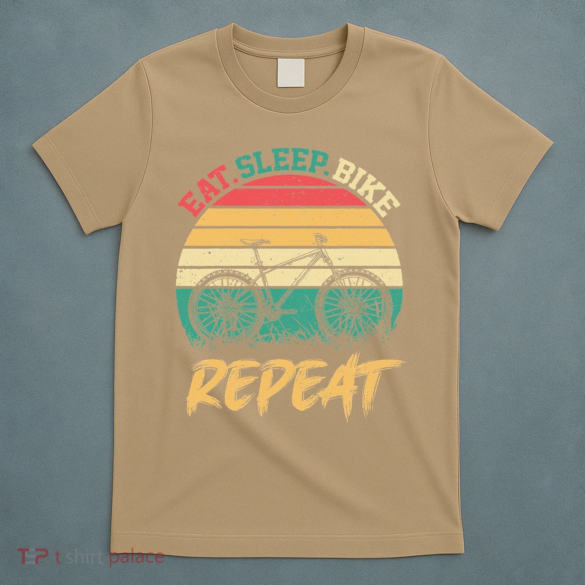 Eat Sleep Bike Repeat Cycling Cyclist Bicycling T-Shirt