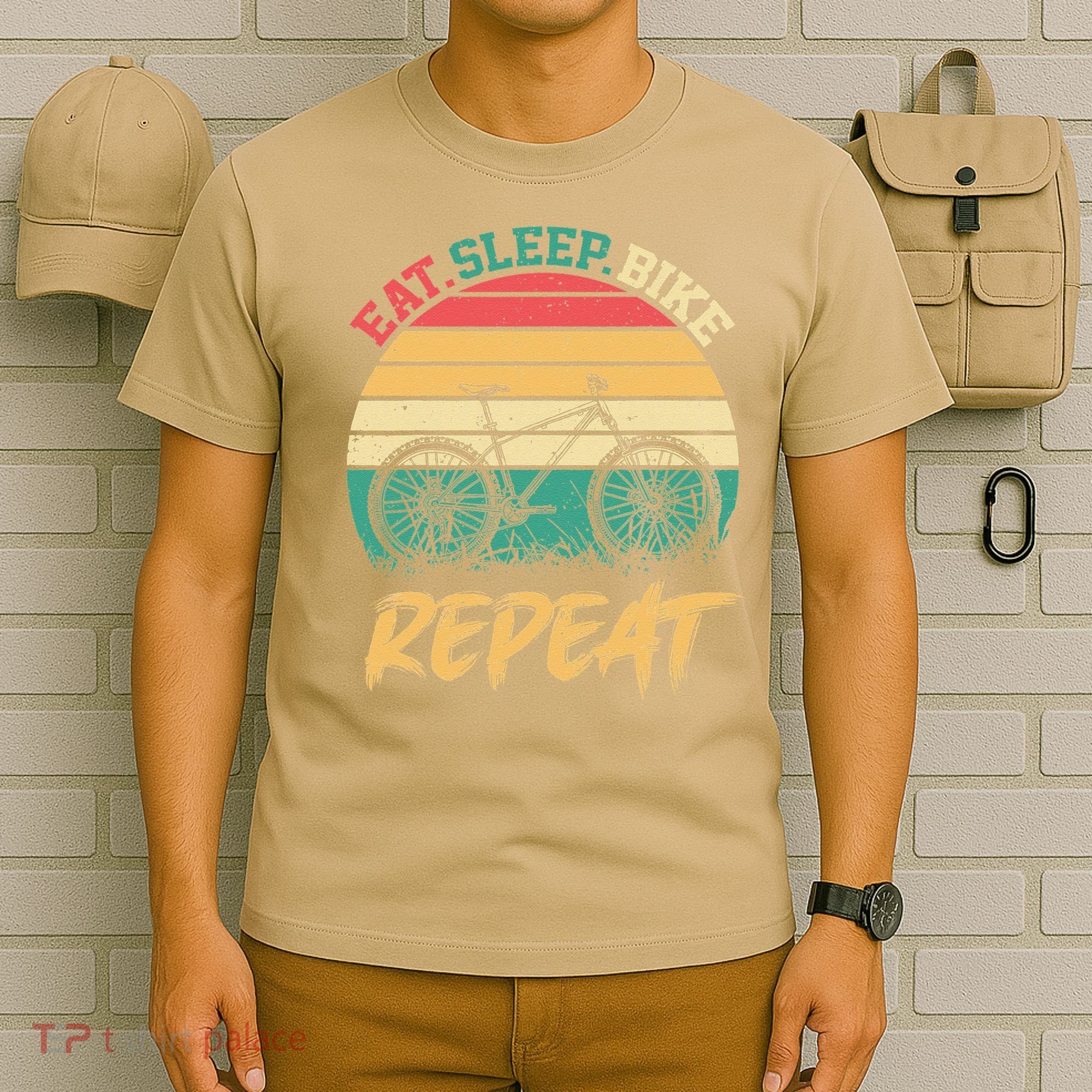 Eat Sleep Bike Repeat Cycling Cyclist Bicycling T-Shirt