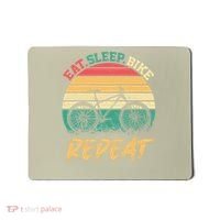 Eat Sleep Bike Repeat Cycling Cyclist Bicycling Mousepad thumb 0